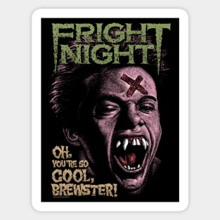 Fright Night, Horror, Cult Classic, Vampire Sticker